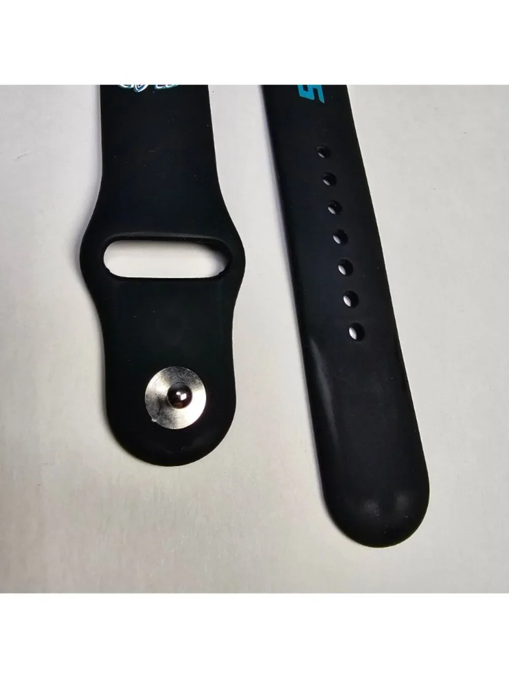 Philadelphia Eagles Apple Watch Silicone Sport Band (42mm/44/46/49) Black